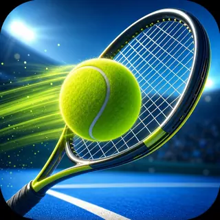 Virtual tennis in the 1xBet app